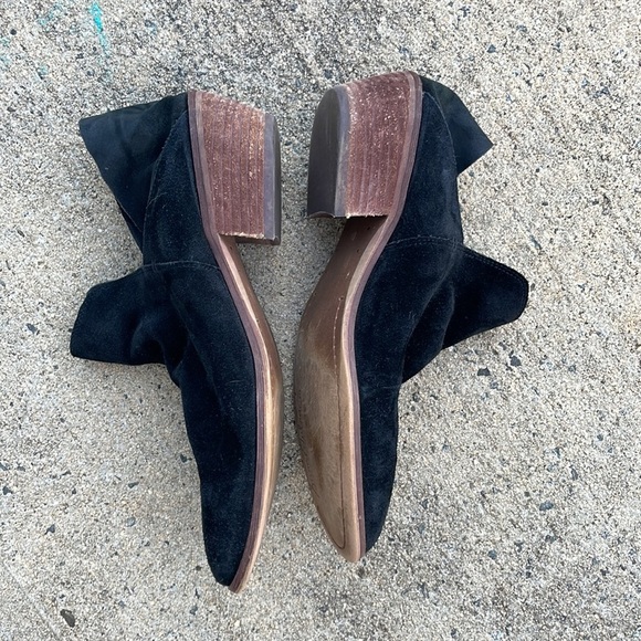 Sam Edelman Black Suede Convertible Prentice Bootie - Picture 3 of 9